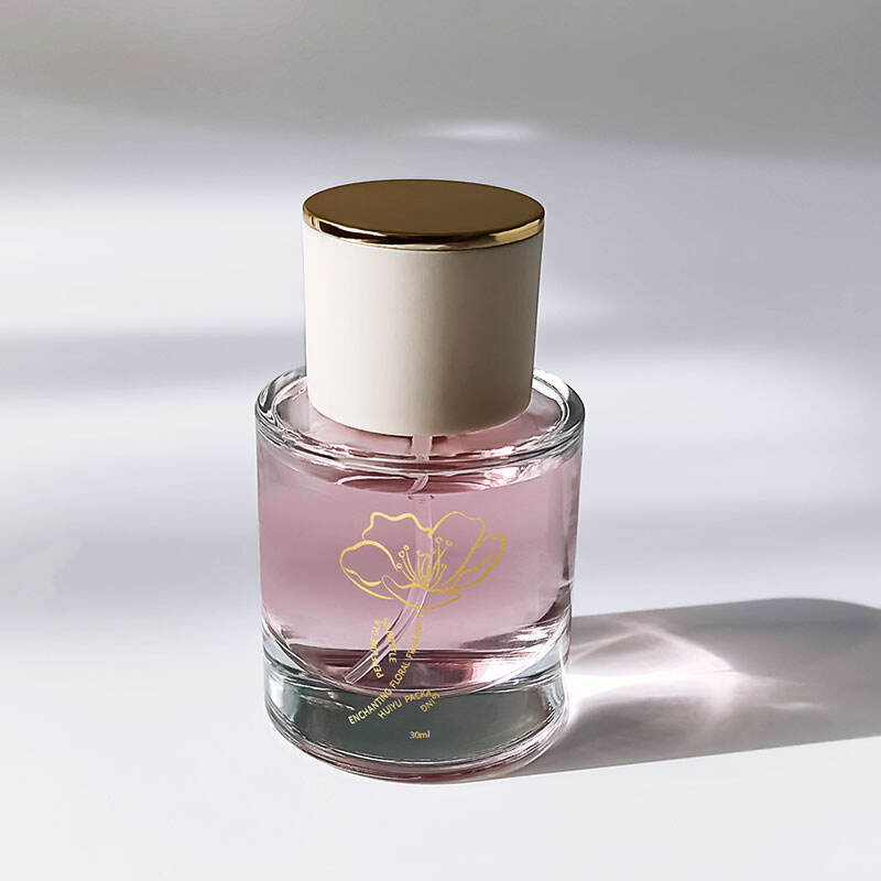 Seidenbedruckte umweltfreundliche klare 30ml dickbodige Glasparfümsprühflaschen