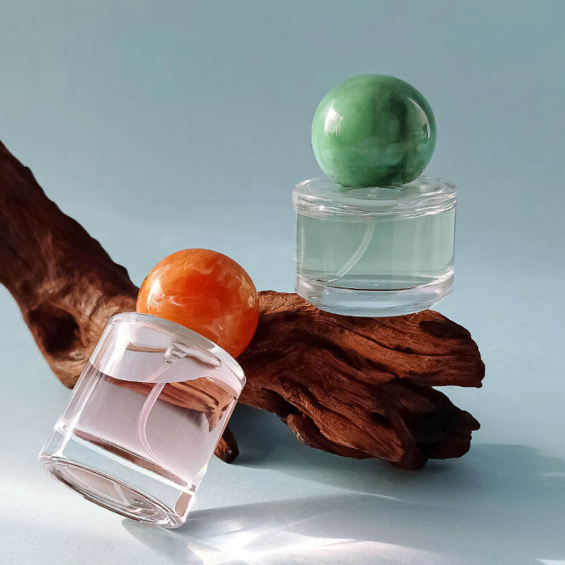 Parfümflaschenhersteller 30ML niedliche Zylinderform Glasduftwasser-Sprühflasche