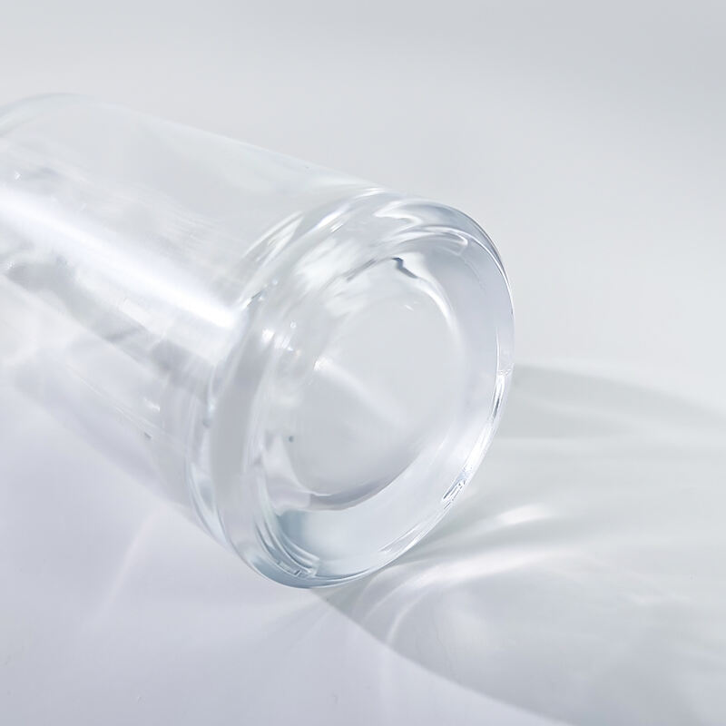 Luxus Schwerbasis Zylinder Glas Parfümflasche HY-S007