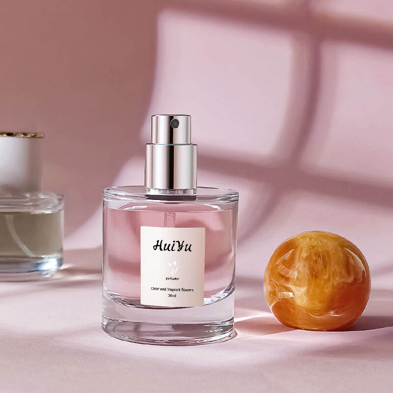 Seidenbedruckte umweltfreundliche klare 30ml dickbodige Glasparfümsprühflaschen