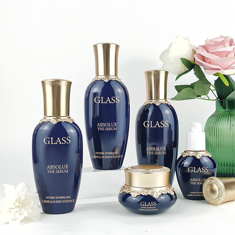 Neuankunft Pflegekosmetik 100ml 30ml Glasflaschen Set HY-2447