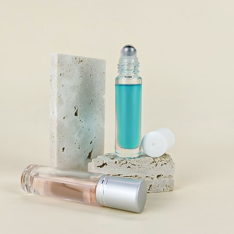 5ml Maßanfertigung Kleine Auffüllbare Runde Leere Roll-on Parfümölflasche