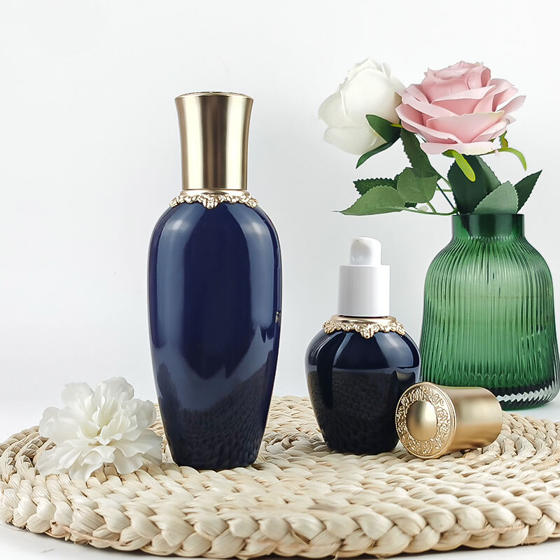 Neuankunft Pflegekosmetik 100ml 30ml Glasflaschen Set HY-2447