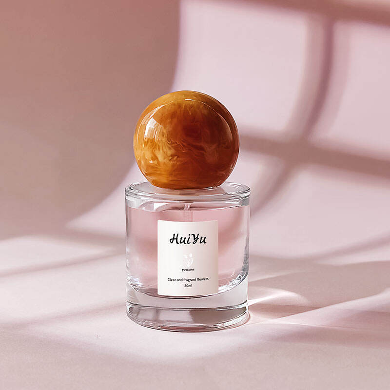 Seidenbedruckte umweltfreundliche klare 30ml dickbodige Glasparfümsprühflaschen