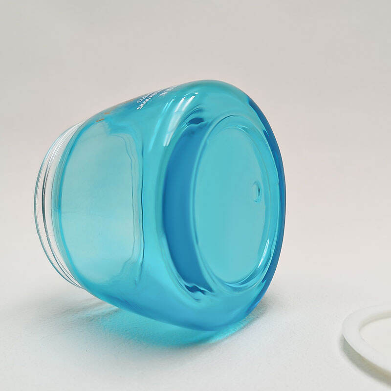 100g Maßanfertigung Weißer Glasbehälter mit Breitem Mund für Creme HY-1865