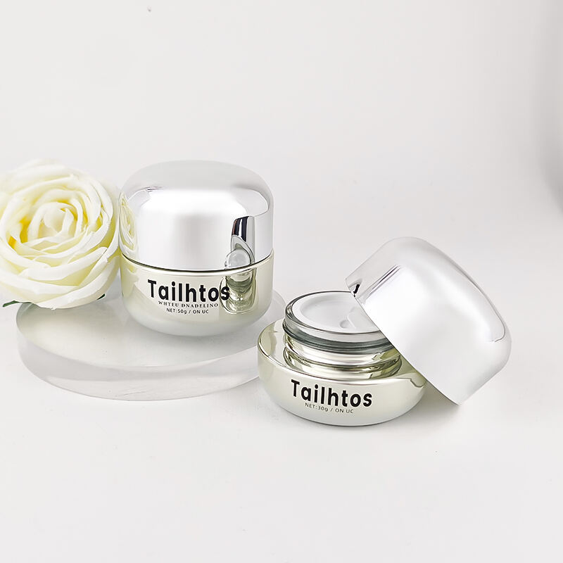 Goldverkleidung Luxusglas Kosmetikverpackung Set 100ml 50ml Cremepumpe Flaschensets HY-2458