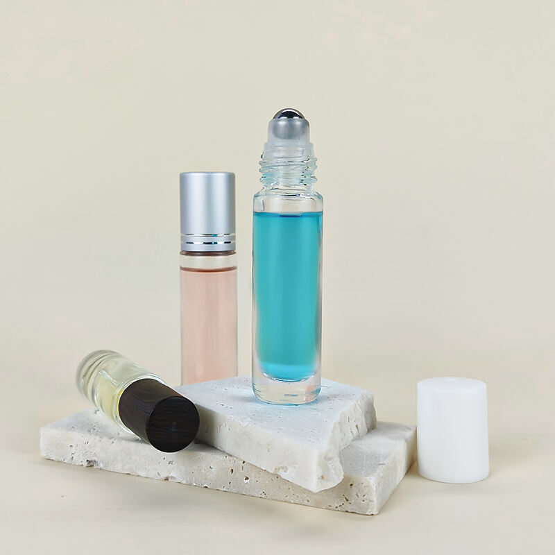 5ml Maßanfertigung Kleine Auffüllbare Runde Leere Roll-on Parfümölflasche