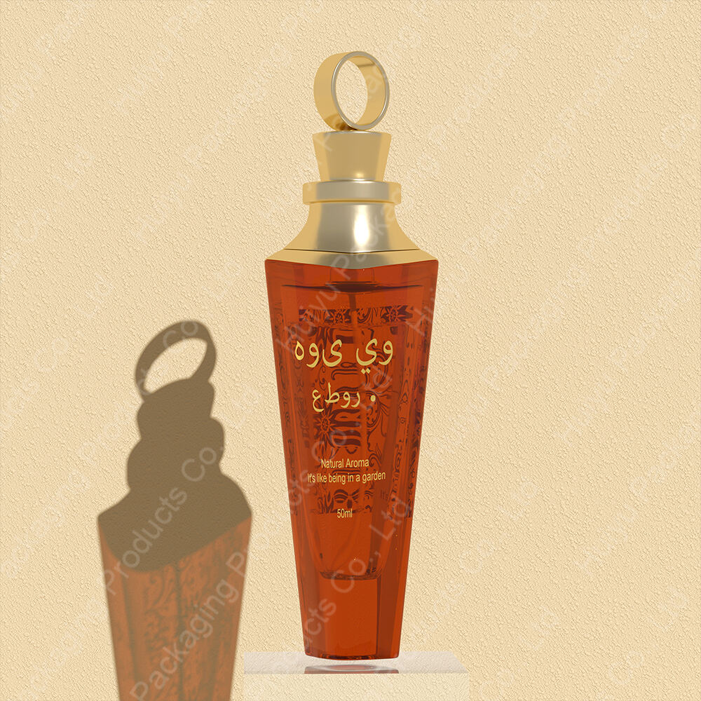 Neues Design ODM einzigartige Luxusleere Schraube 100ml Glasparfümflasche mit Sprühpumpe