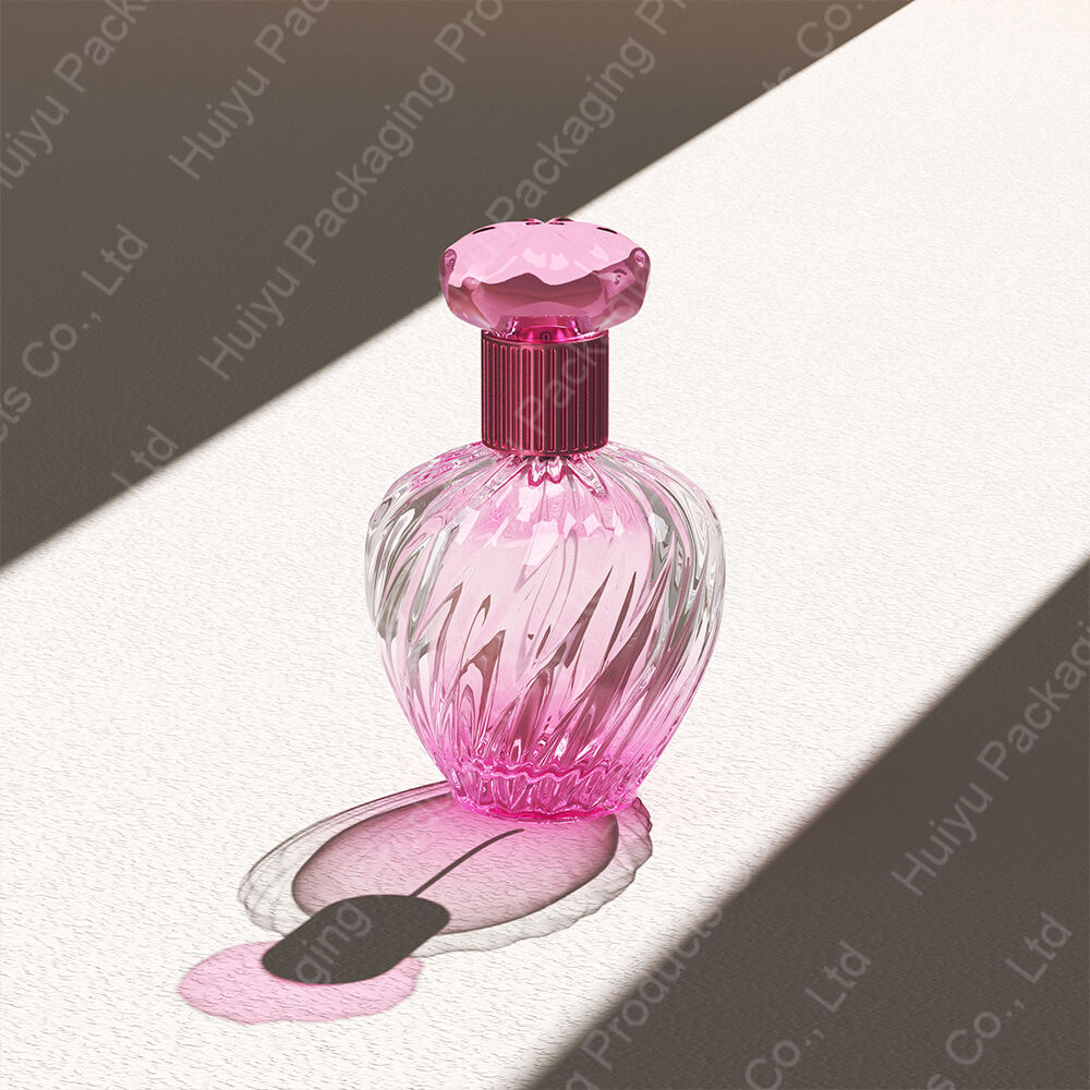 ODM 30ml 50ml 100ml individuell gestaltetes Parfüm Luxusleere Krimpsprühglasflaschen mit Box