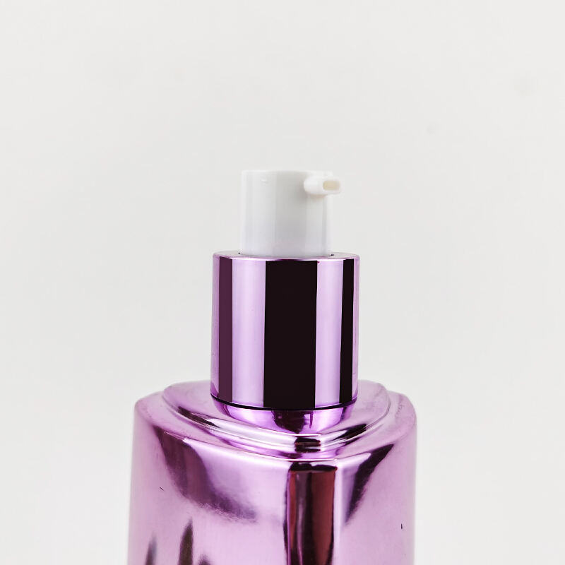 Rosa unregelmäßige leere Flasche für Gesichtslotion und -creme HY-2450