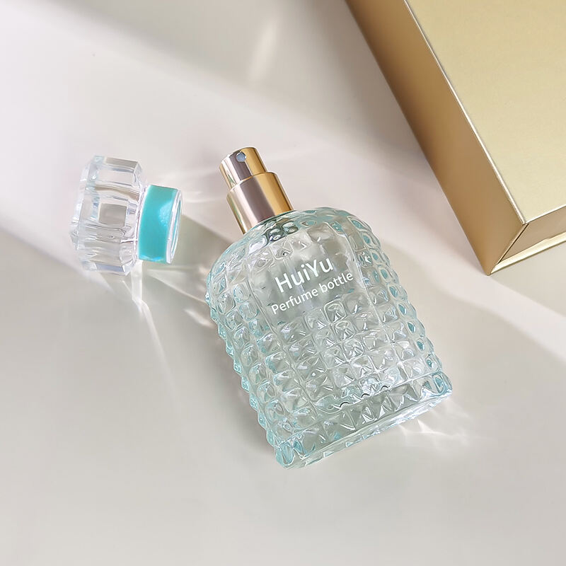 Elegante Flache Kristall Damenparfümflasche HY-S018