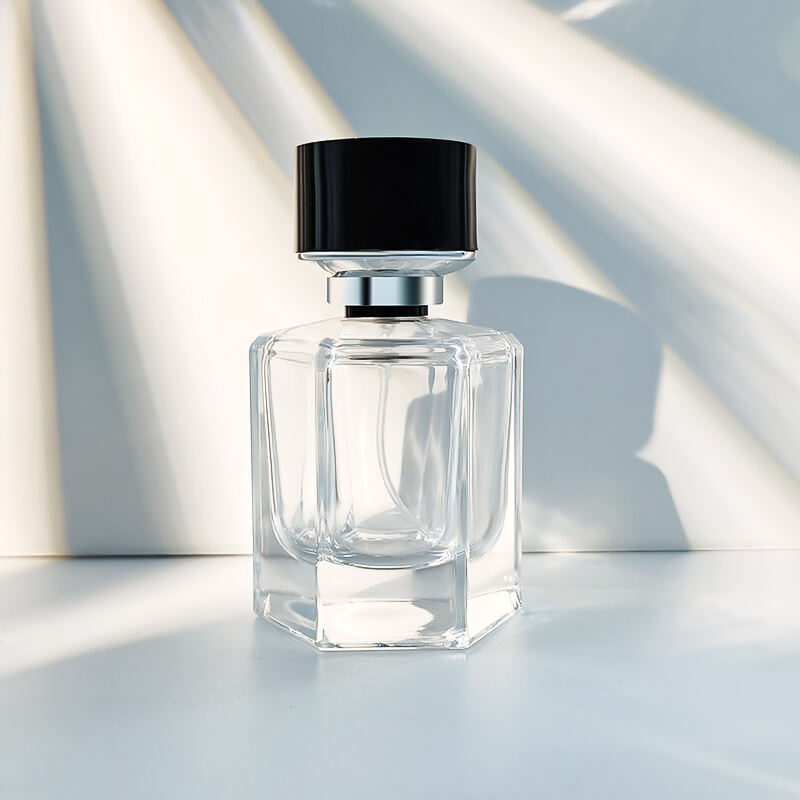 40ml Maßgeschneidert Einzigartig Leer Klarsicht Parfümglasflakon mit Sprühpumpe