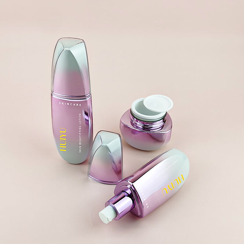 Neuankunft Luxuskosmetik Hautpflege Glascremebehälter Rosa 50g Cremeglas mit Deckel und Kappe für Schönheitsprodukte