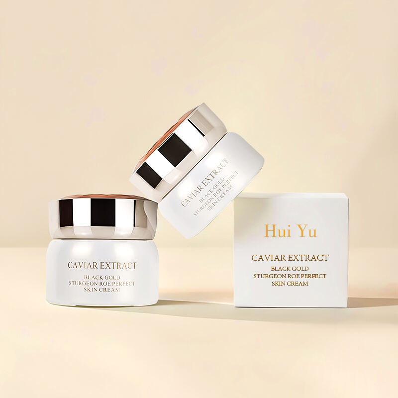 ขวดแก้วเครื่องสำอางดีไซน์ใหม่ 30G 50G แบบเรียบง่าย ทันสมัย สีขาวมุก ทรงกลม พร้อมฝาอะคริลิก