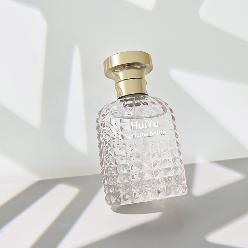 Elegante Flache Kristall Damenparfümflasche HY-S018