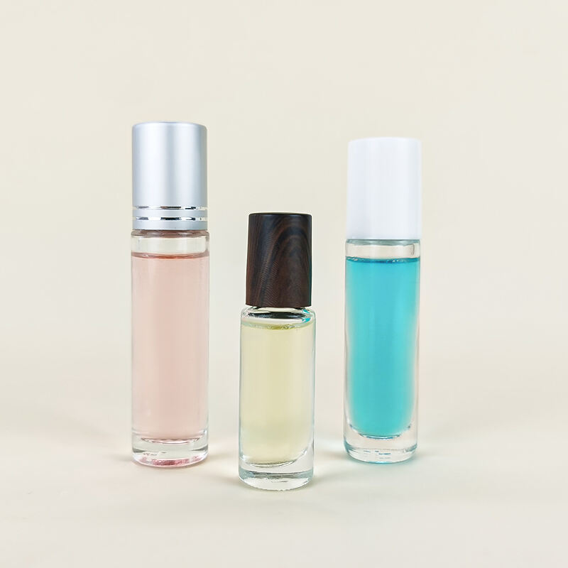 5ml Maßanfertigung Kleine Auffüllbare Runde Leere Roll-on Parfümölflasche