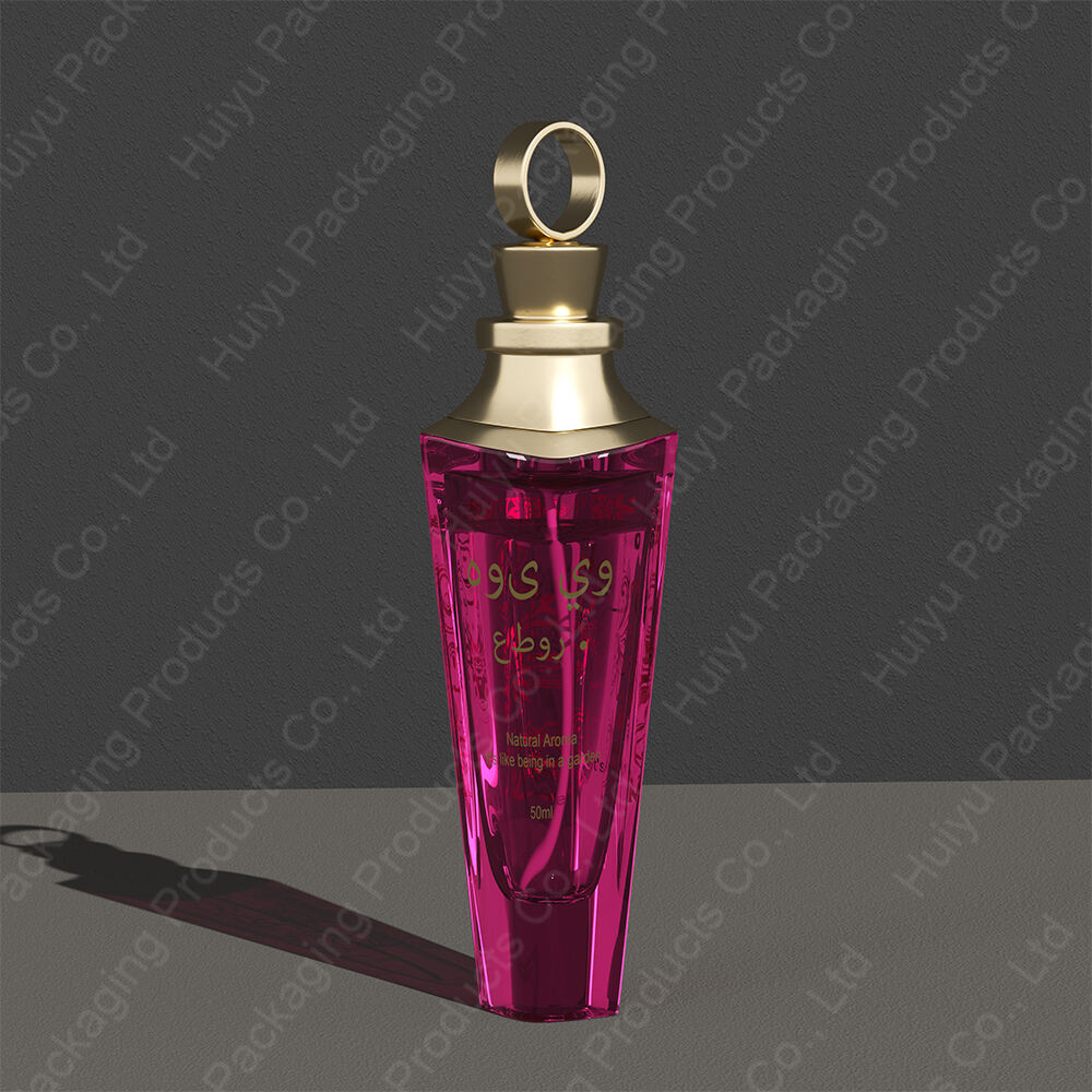 Neues Design ODM einzigartige Luxusleere Schraube 100ml Glasparfümflasche mit Sprühpumpe