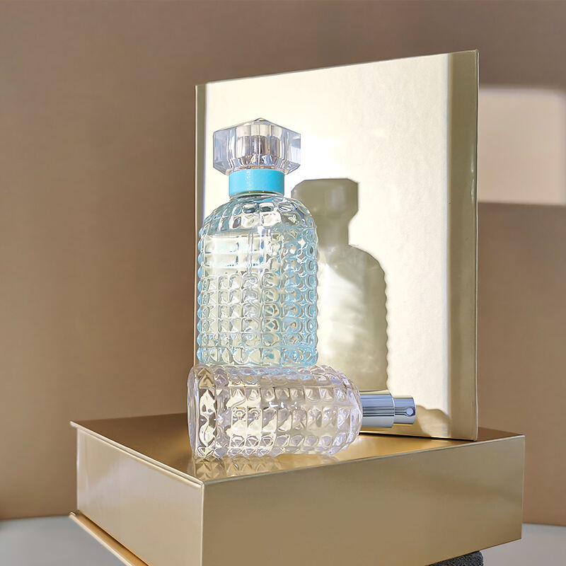 Elegante Flache Kristall Damenparfümflasche HY-S018