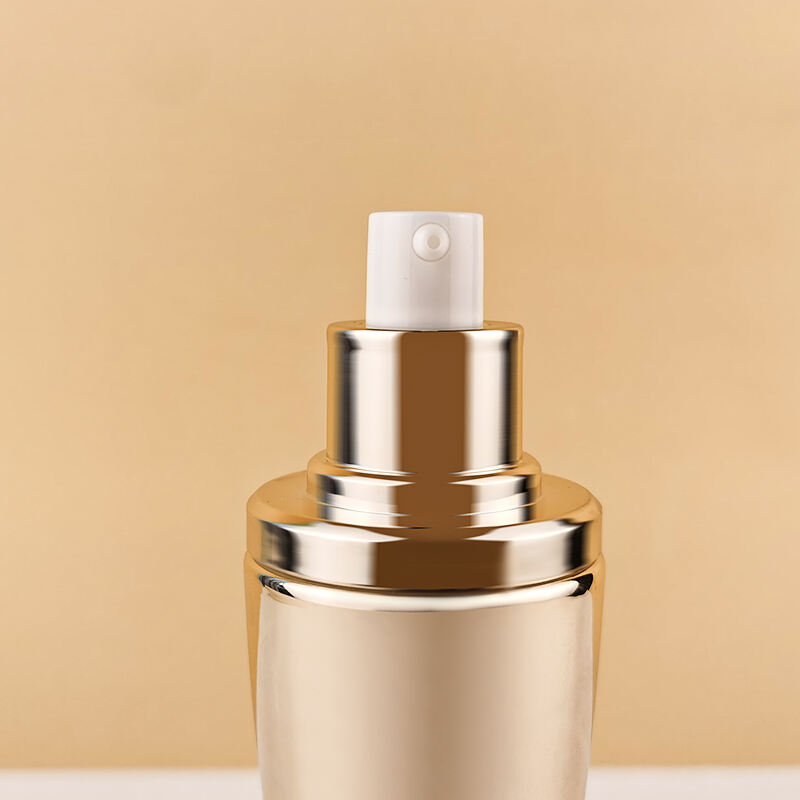 Großhandel Hochwertige Luxus Gold Hautpflege Glasflaschen HY-2455