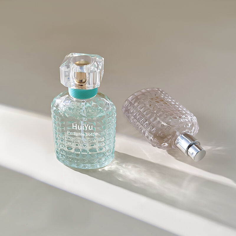 Elegante Flache Kristall Damenparfümflasche HY-S018