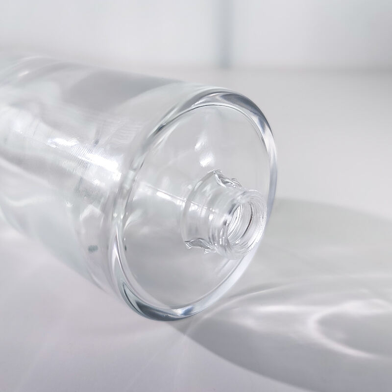 Luxus Schwerbasis Zylinder Glas Parfümflasche HY-S007