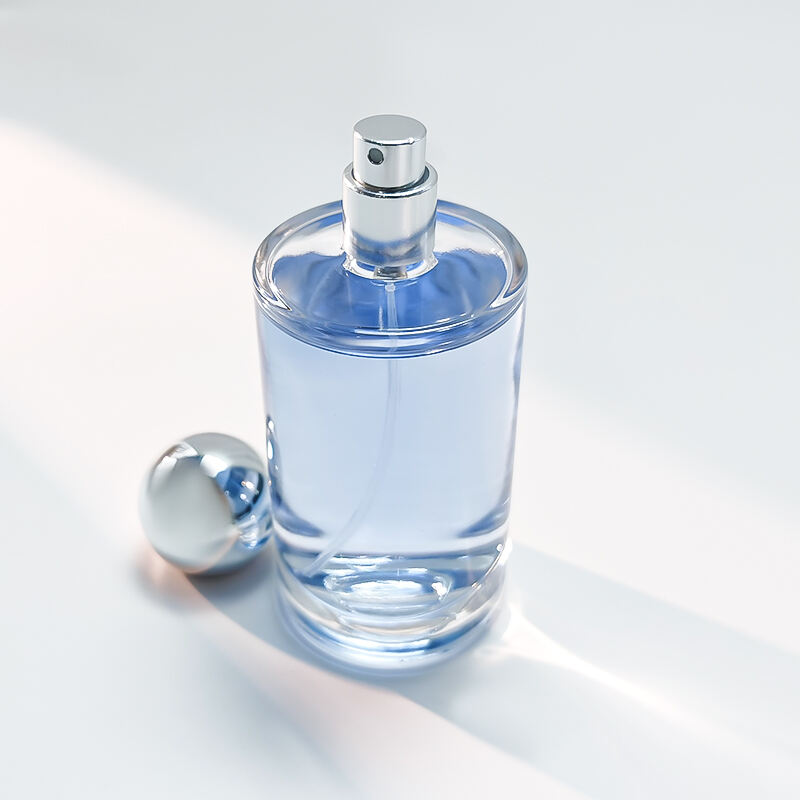 Luxus Schwerbasis Zylinder Glas Parfümflasche HY-S007