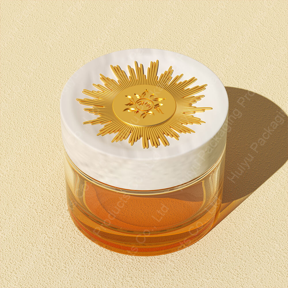 Individuell 100g einzigartiger Farbverlauf-Glasdose für Kosmetik