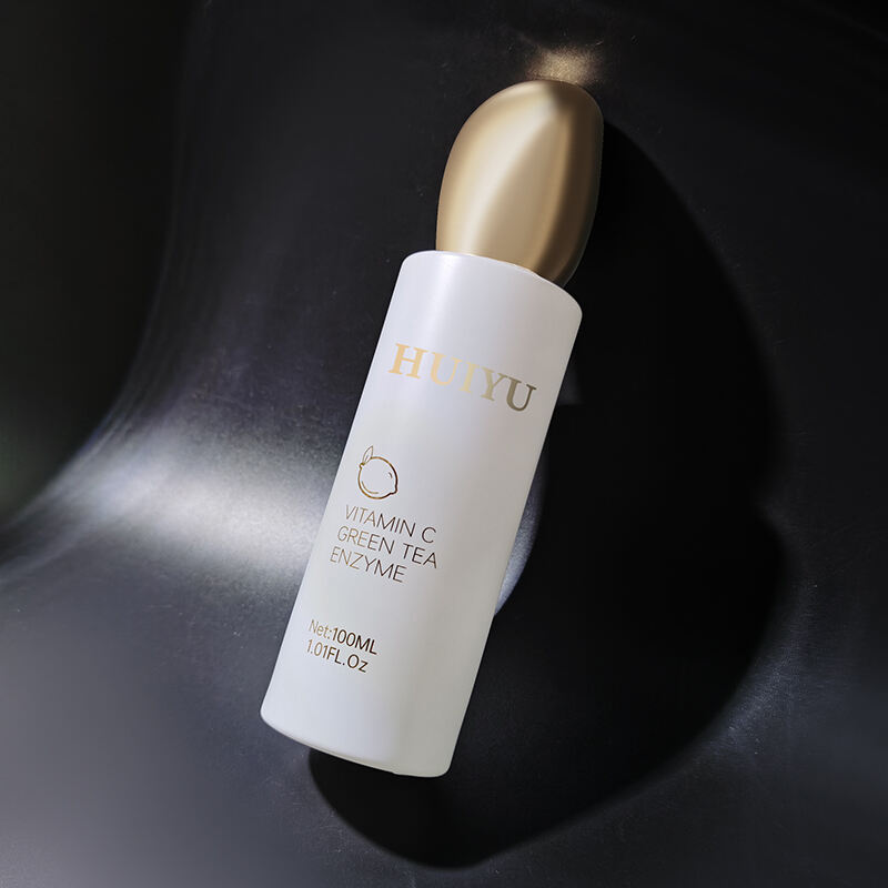 Beliebte Luxusgold weiße matte getönte Glasflaschen für Hautcreme HY-2464