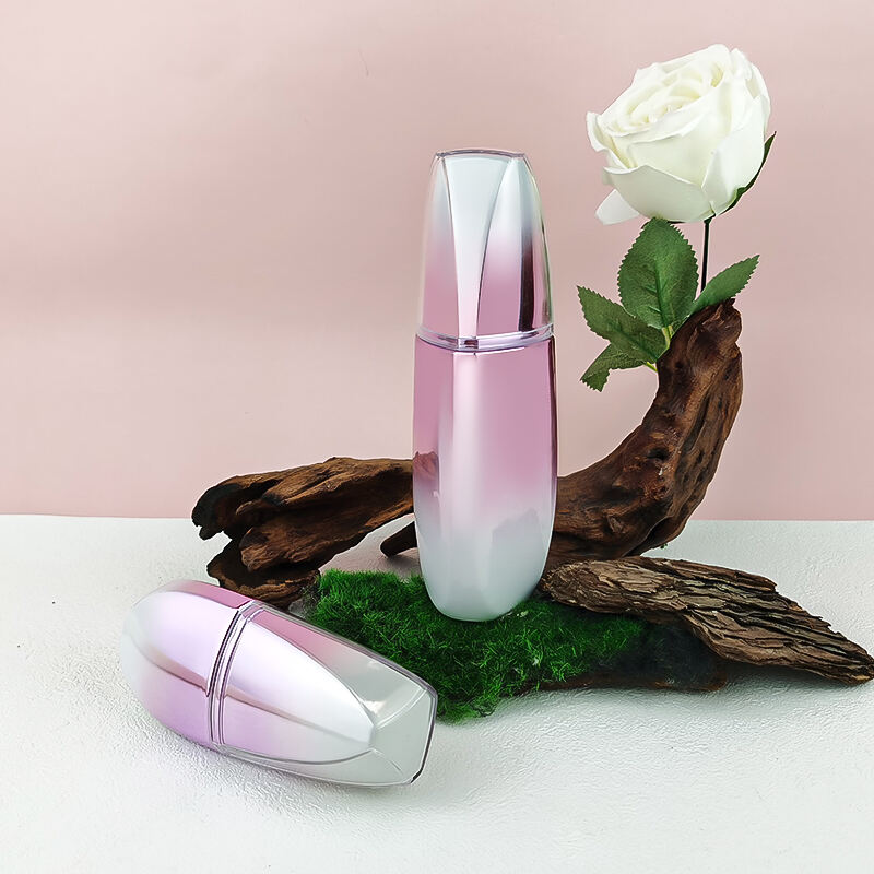 Rosa unregelmäßige leere Flasche für Gesichtslotion und -creme HY-2450