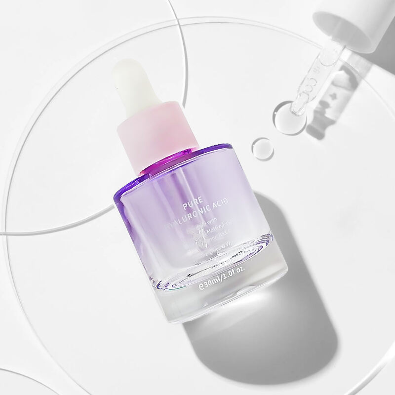 Kleurrijk Cosmetisch Glasverpakking Eco-vriendelijk 30ml Leeg Paars Groen Glas Druppelfles voor Huidverzorgings Serum