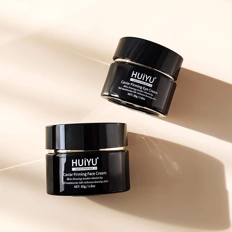 30ml 50ml Runde schwarze leere Kosmetikcreme-Dose mit Deckel HY-2440