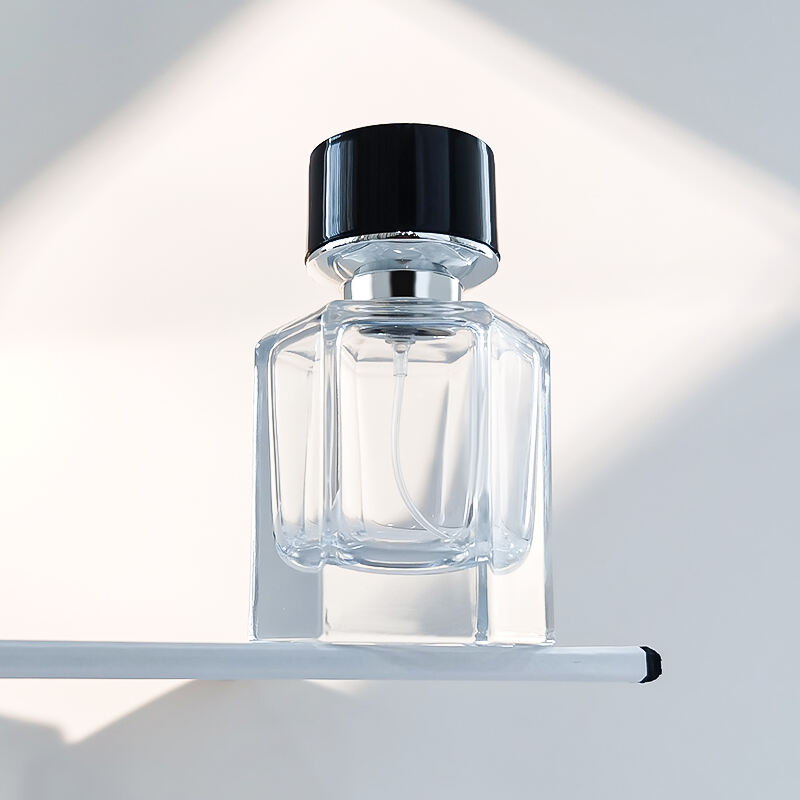 40ml Maßgeschneidert Einzigartig Leer Klarsicht Parfümglasflakon mit Sprühpumpe
