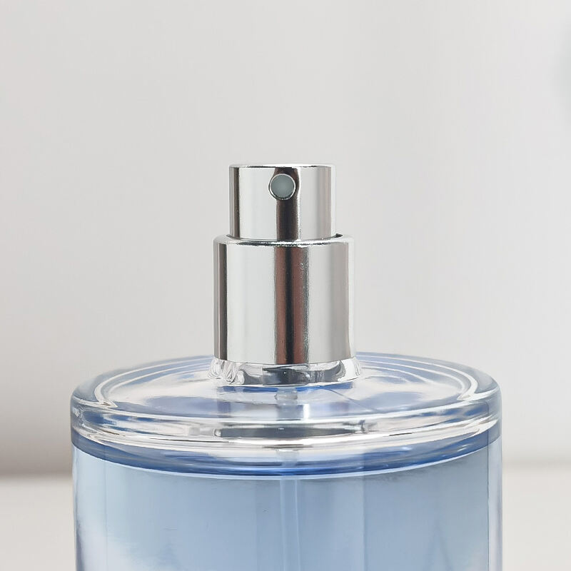 Luxus Schwerbasis Zylinder Glas Parfümflasche HY-S007