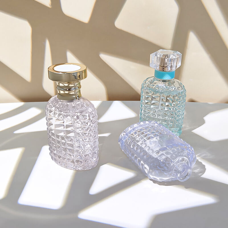 Elegante Flache Kristall Damenparfümflasche HY-S018