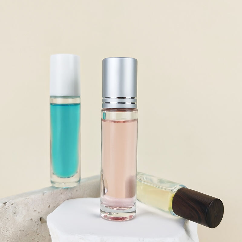 5ml Maßanfertigung Kleine Auffüllbare Runde Leere Roll-on Parfümölflasche
