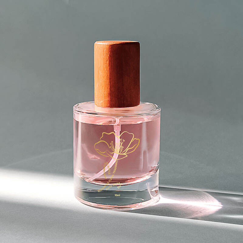 Seidenbedruckte umweltfreundliche klare 30ml dickbodige Glasparfümsprühflaschen