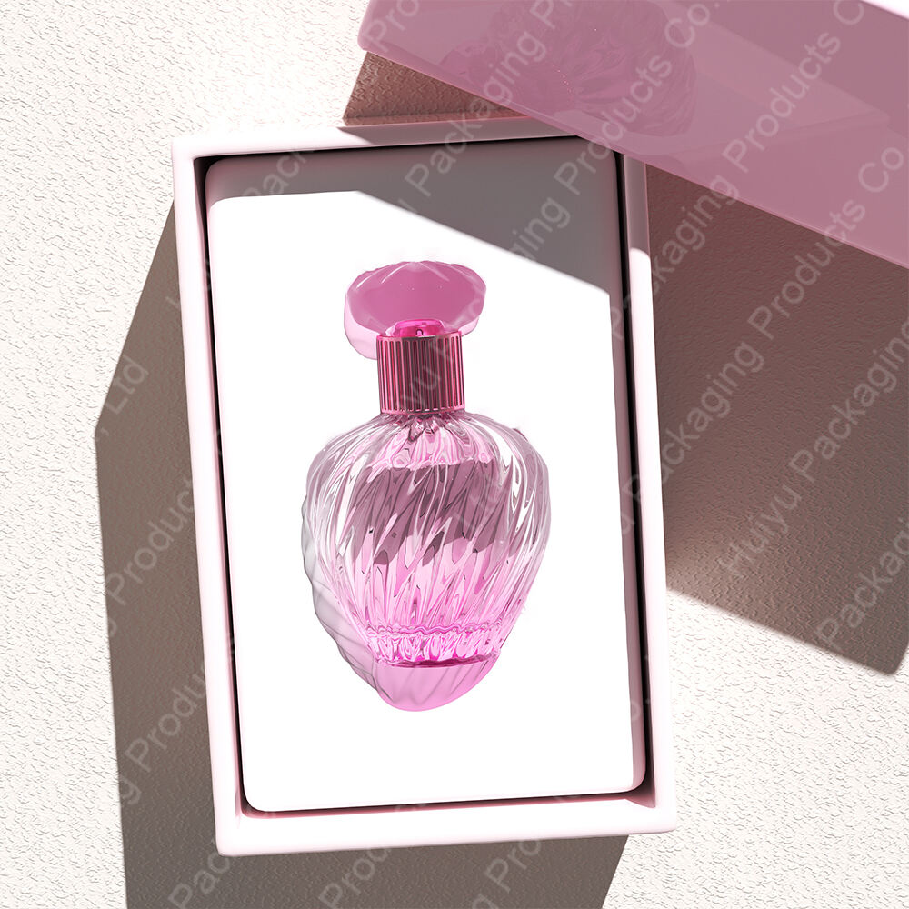 ODM 30ml 50ml 100ml individuell gestaltetes Parfüm Luxusleere Krimpsprühglasflaschen mit Box