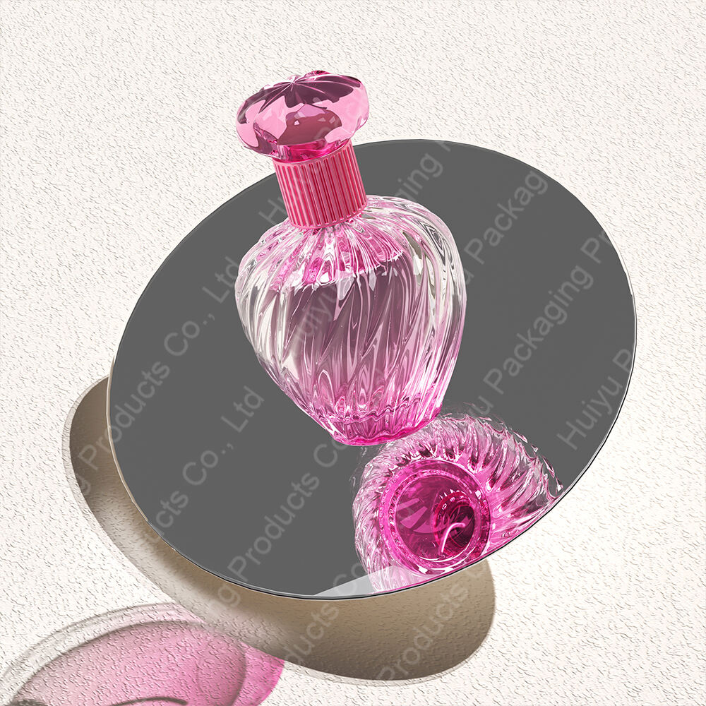ODM 30ml 50ml 100ml individuell gestaltetes Parfüm Luxusleere Krimpsprühglasflaschen mit Box