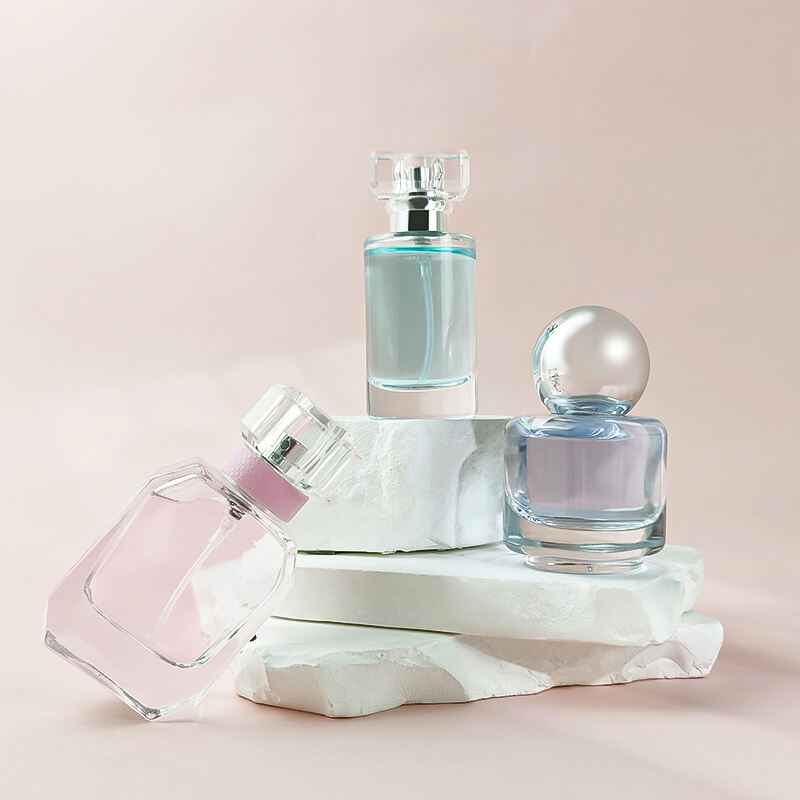 Hochwertige transparente leere fancy Glas-Mini-Parfumflaschen 20 ml