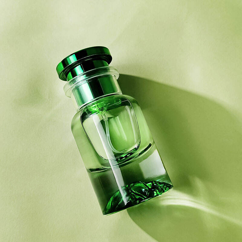 Modischer schwerer Basis Bergstein leere 30ml 50ml 100ml Zylinder Glas Parfümflaschen