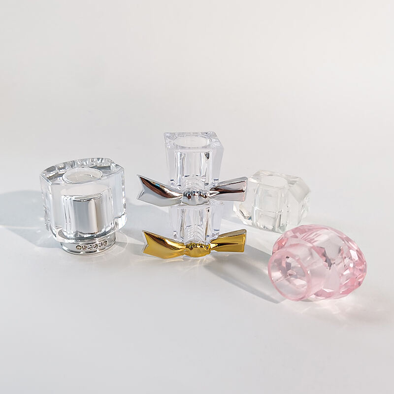 100ml Runde Klare Glas Parfumflasche Mit Silbernen Verschluss HY-S005