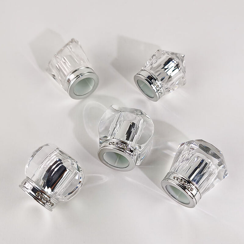 Individuell gestaltbarer 100ml durchsichtiger quadratischer Glasduftflakon HY-S003