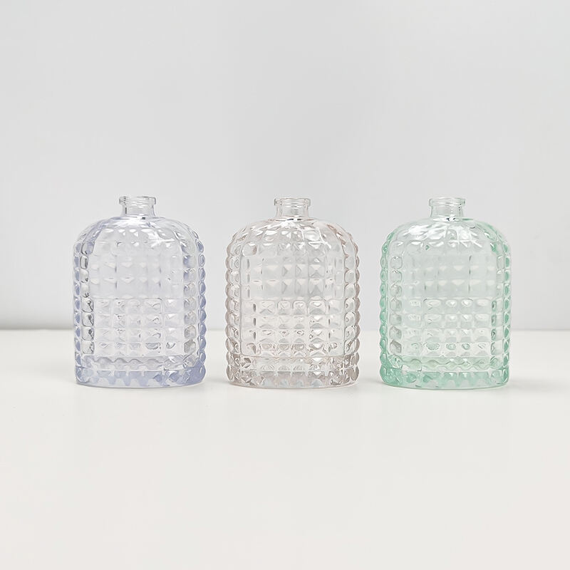 Elegante Flache Kristall Damenparfümflasche HY-S018