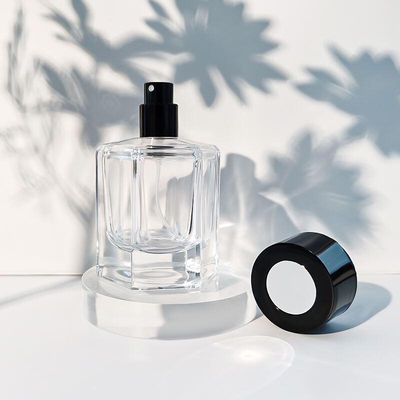 40ml Maßgeschneidert Einzigartig Leer Klarsicht Parfümglasflakon mit Sprühpumpe