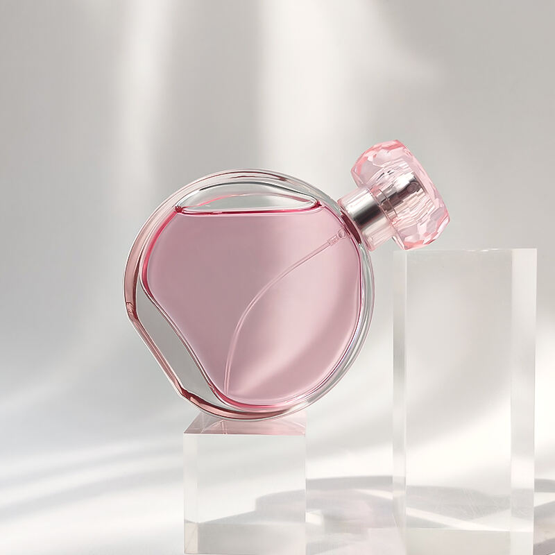 100ml Runde Klare Glas Parfumflasche Mit Silbernen Verschluss HY-S005
