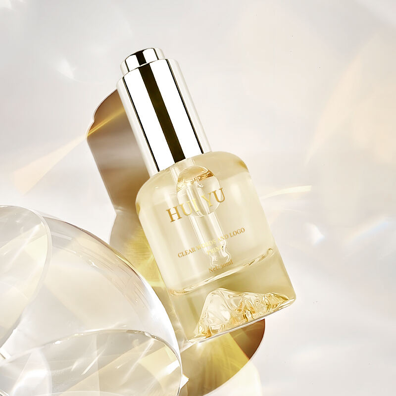 تعبئة وتغليف العناية بالبشرة، جبل 30 مل، زجاجة زيت أساسي مع مضخة قطرات ضاغطة HY-1940