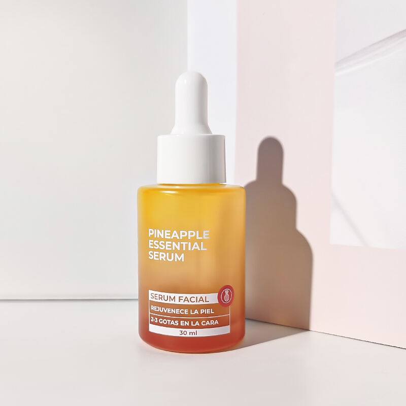 Bunte 30 ml Kosmetik-Glas-Serumflaschen mit Tropfer HY-2198