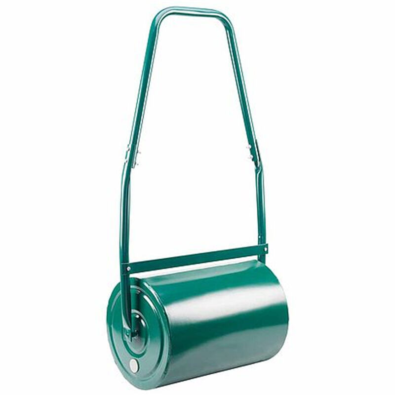 48L Metal Steel Hand Push Grass Lawn Roller