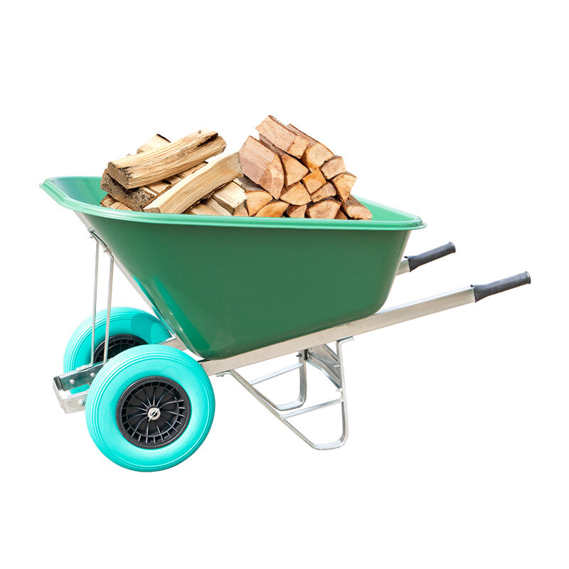 Is a dual-wheel wheelbarrow the secret to balanced hauling?