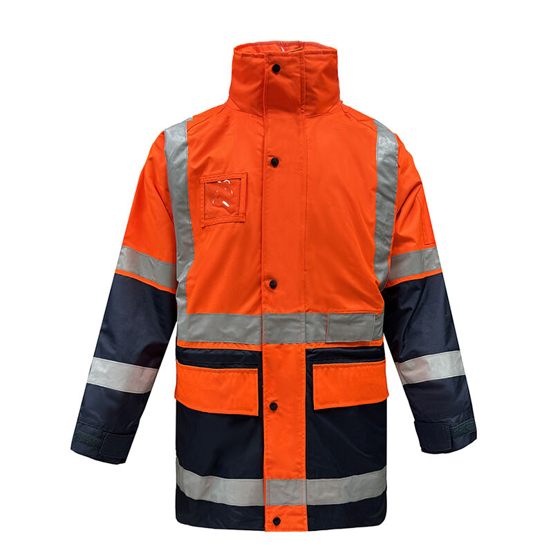 Faki Customaizeri Insulation Fleece Windproof Waterproof Multi-Function 4 in 1 Hi Vis Jakiti